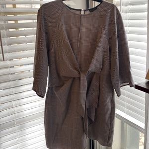 Topshop Plaid Dress